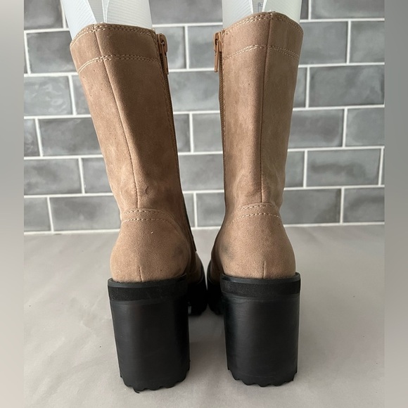 JEFFREY CAMPBELL SEQUOIA 2 Platform Lug Sole Military Streetwear Womens size 6 - Picture 7 of 12